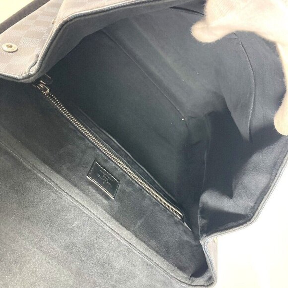 Authenticity GuaranteeLOUIS VUITTON N41586 Damier Cobalt Newport Bag Backpack - Picture 13 of 16